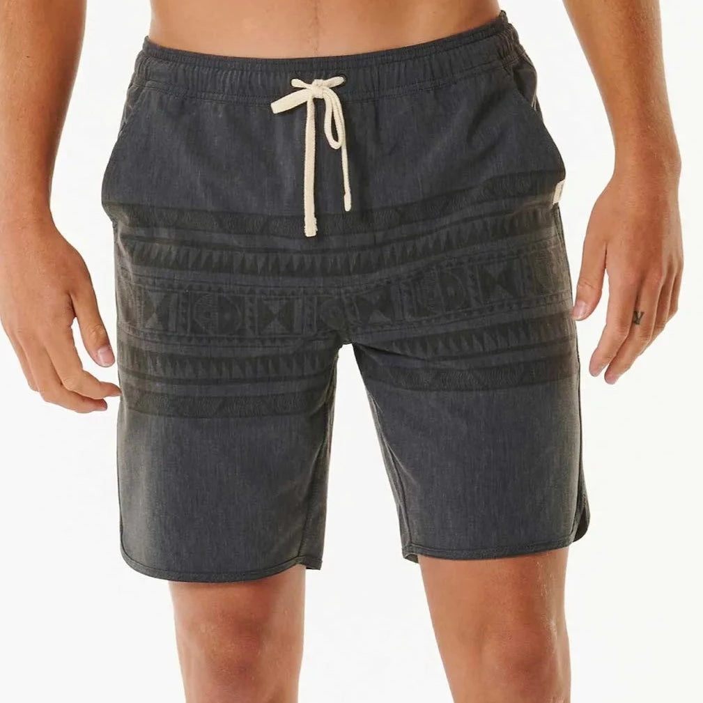 Boardwalk SWC Land Lines Walkshort - Washed Black