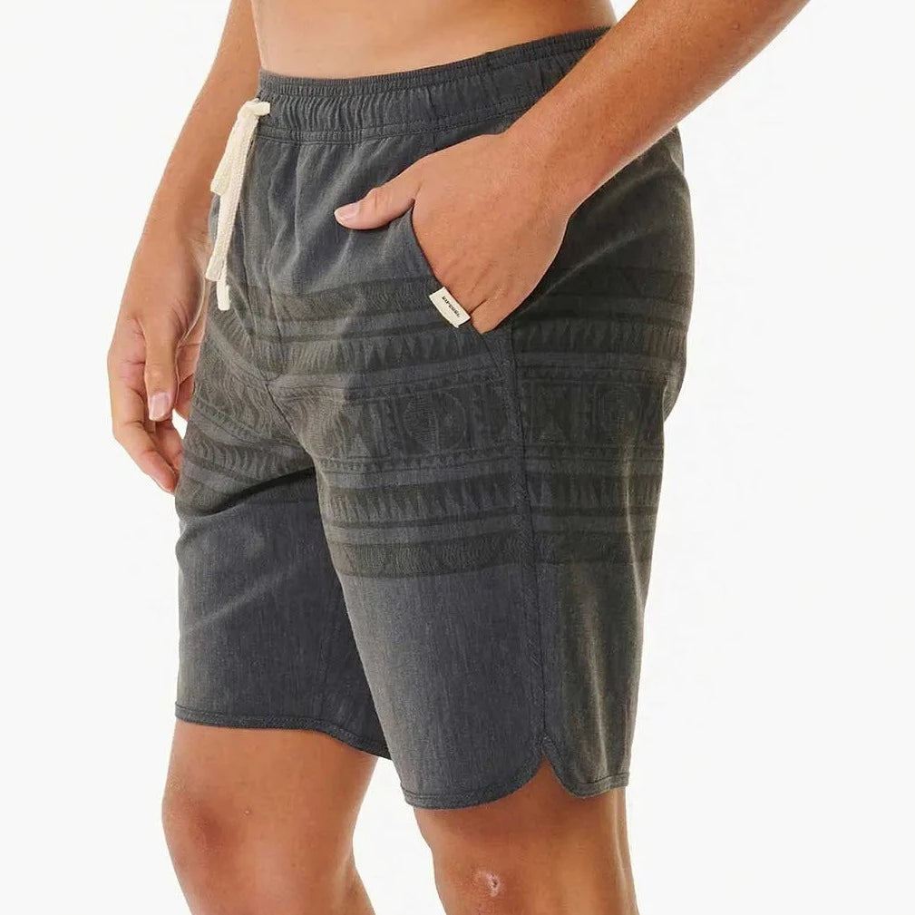 Boardwalk SWC Land Lines Walkshort - Washed Black