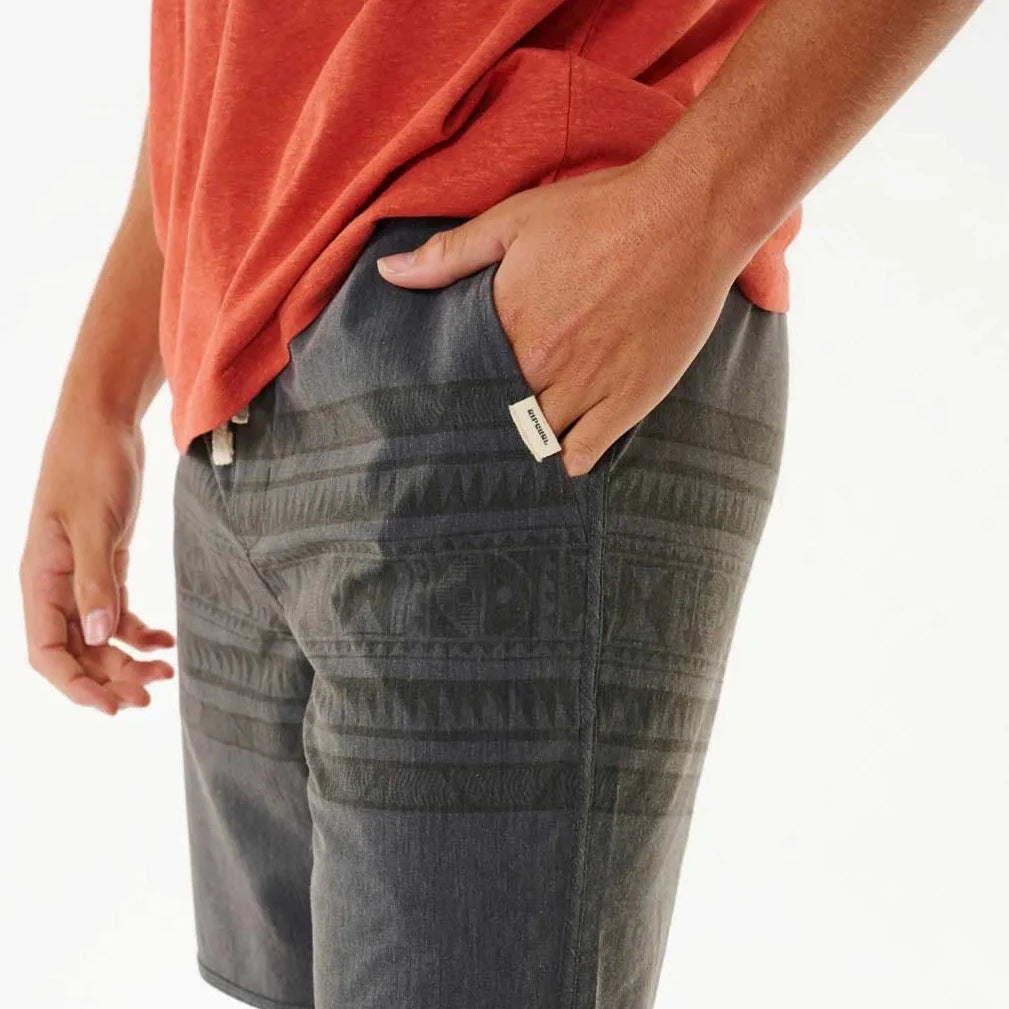 Boardwalk SWC Land Lines Walkshort - Washed Black