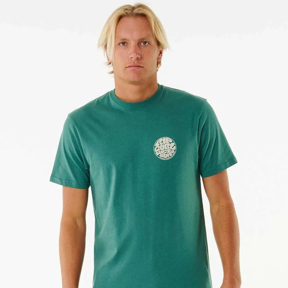 Wetsuit Icon Tee - Washed Green