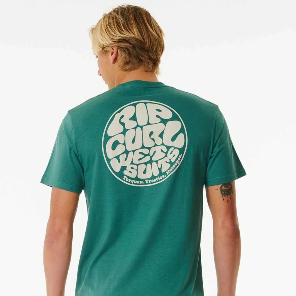 Wetsuit Icon Tee - Washed Green