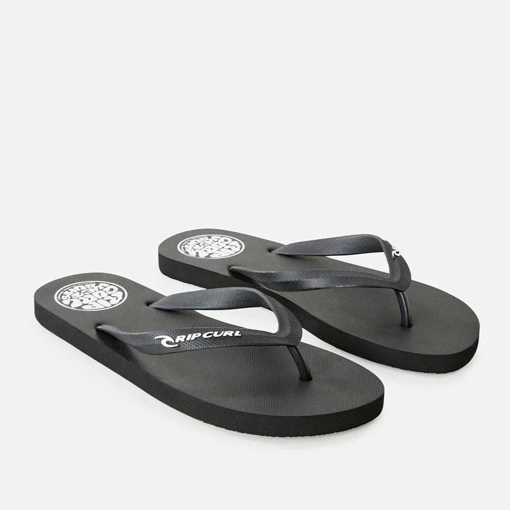 Icons of Surf Bloom Open Toe Sandals - Black/White