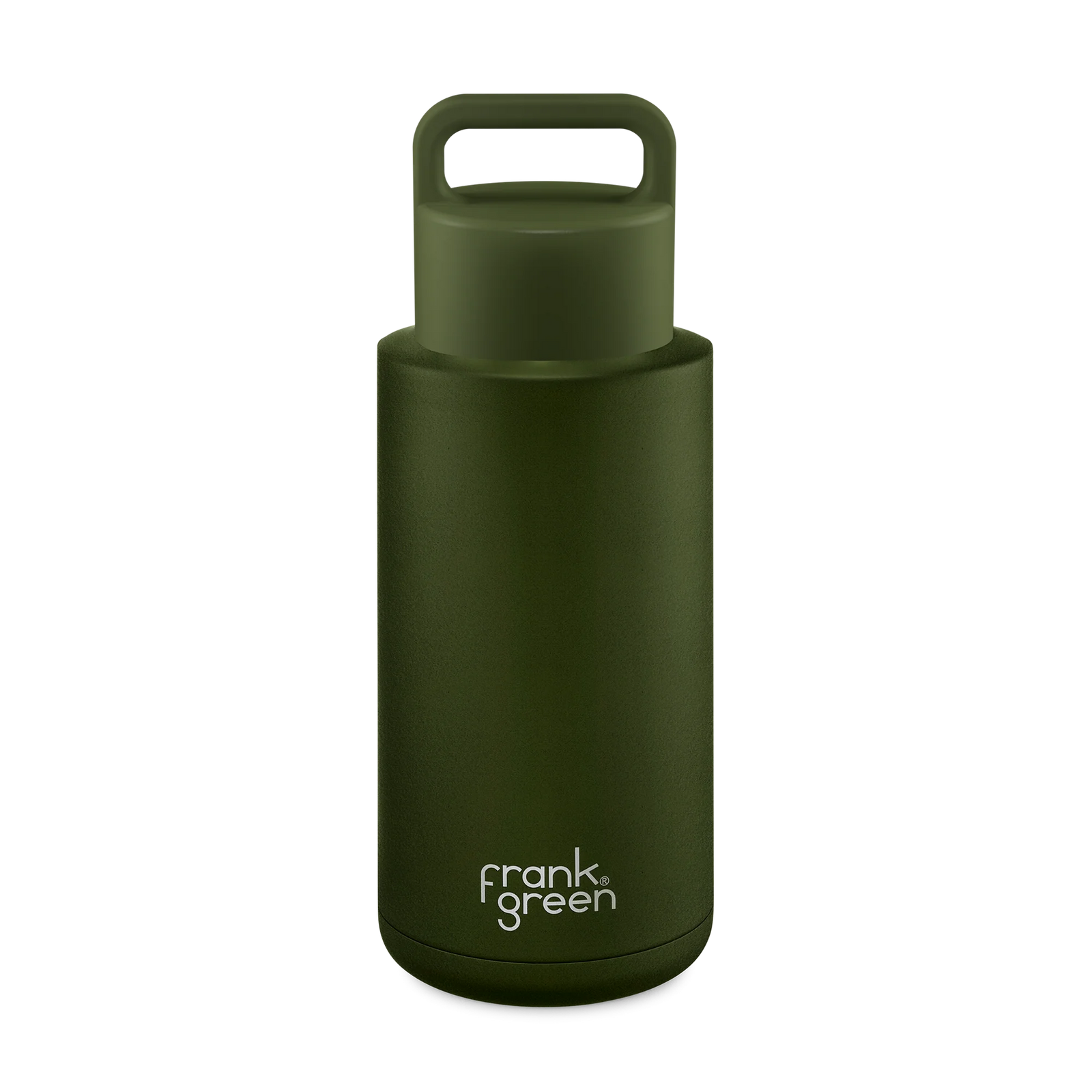 Frank Green Ceramic Reusable Bottle (Grip Finish) with Grip Lid - 34oz / 1,000ml