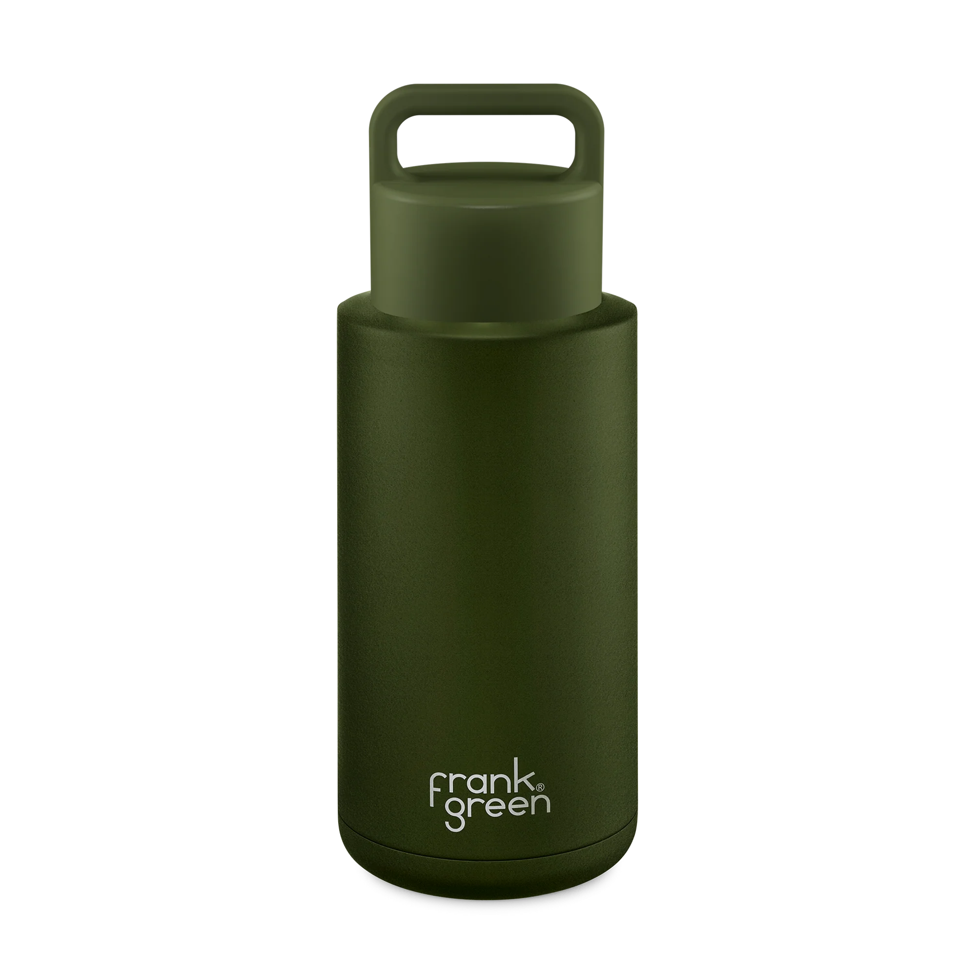 Frank Green Ceramic Reusable Bottle (Grip Finish) with Grip Lid - 34oz / 1,000ml
