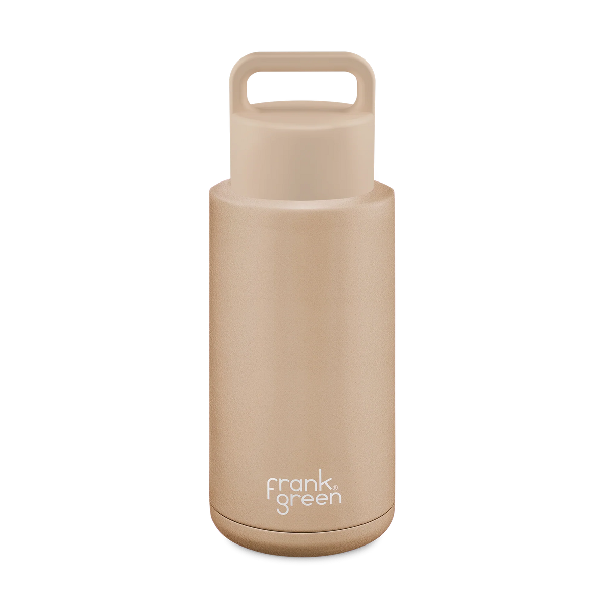 Frank Green Ceramic Reusable Bottle (Grip Finish) with Grip Lid - 34oz / 1,000ml
