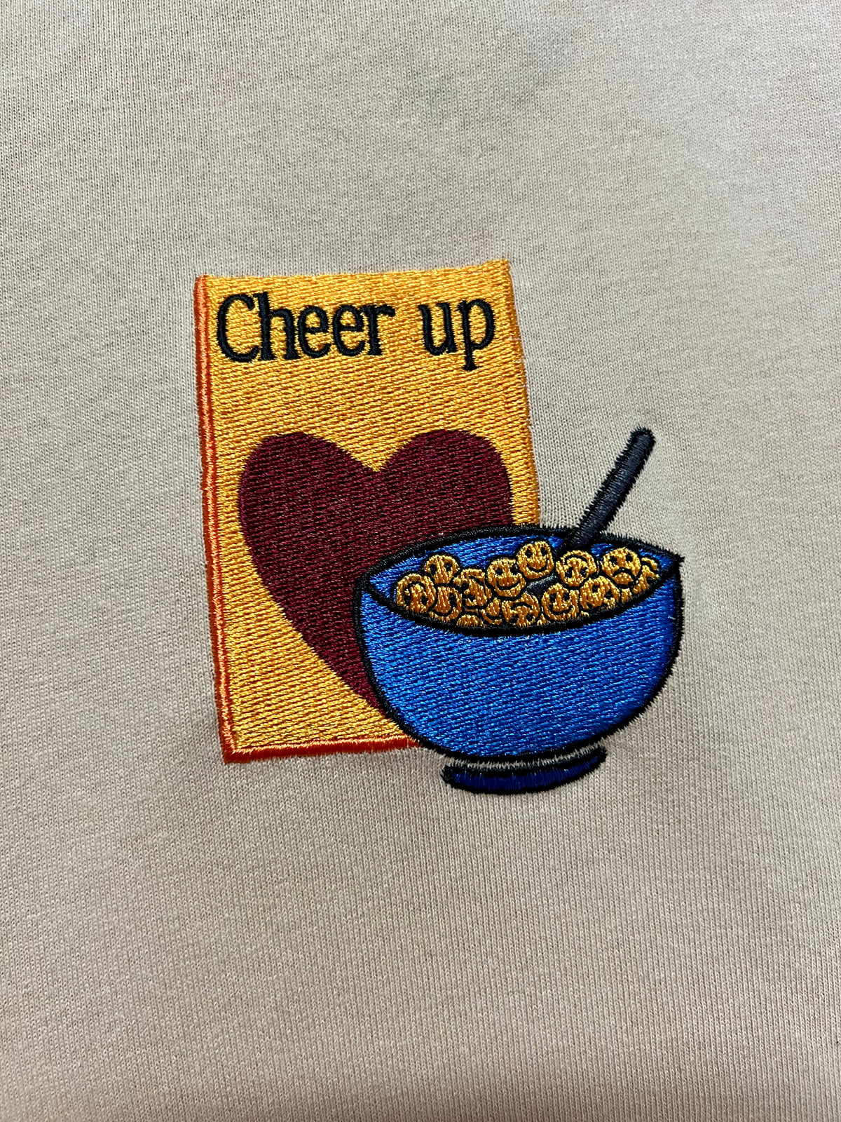 CHEER UP - SAND (ORGANIC HEMP T SHIRT)