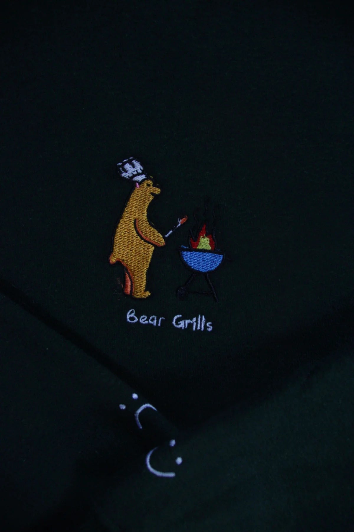 BEAR GRILLS HOOD - DARK FERN (HEAVYWEIGHT HEMP)