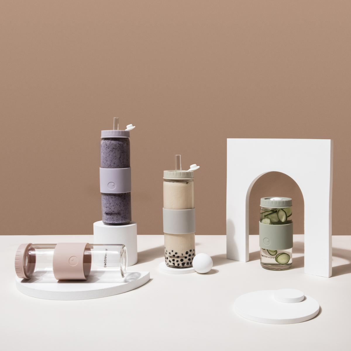 Bobbleware Reusable Bubble Tea Set 700mL