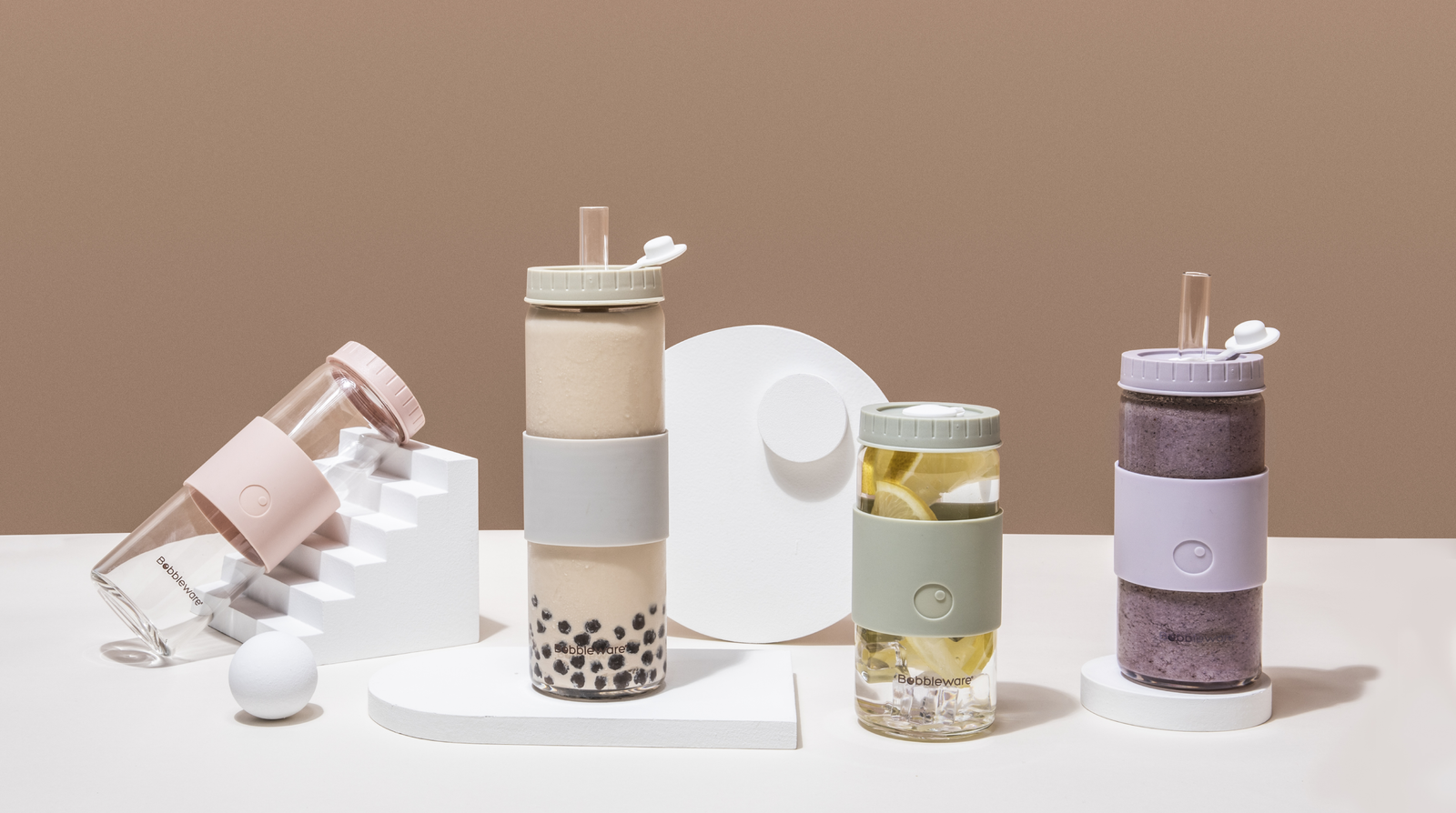 Bobbleware Reusable Bubble Tea Set 700mL