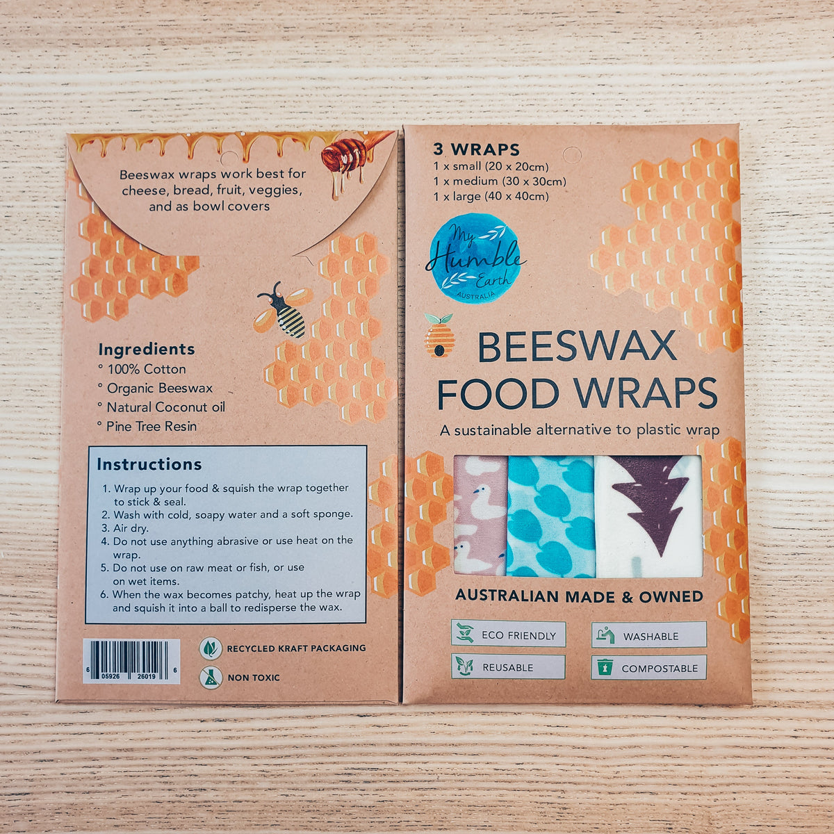 HuskeeCup + Beeswax Foodwrap Bundle