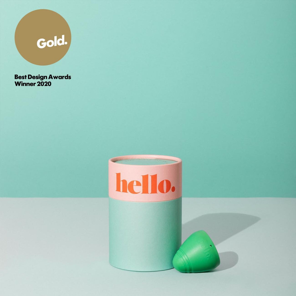 Hello Cup Low Cervix - Green