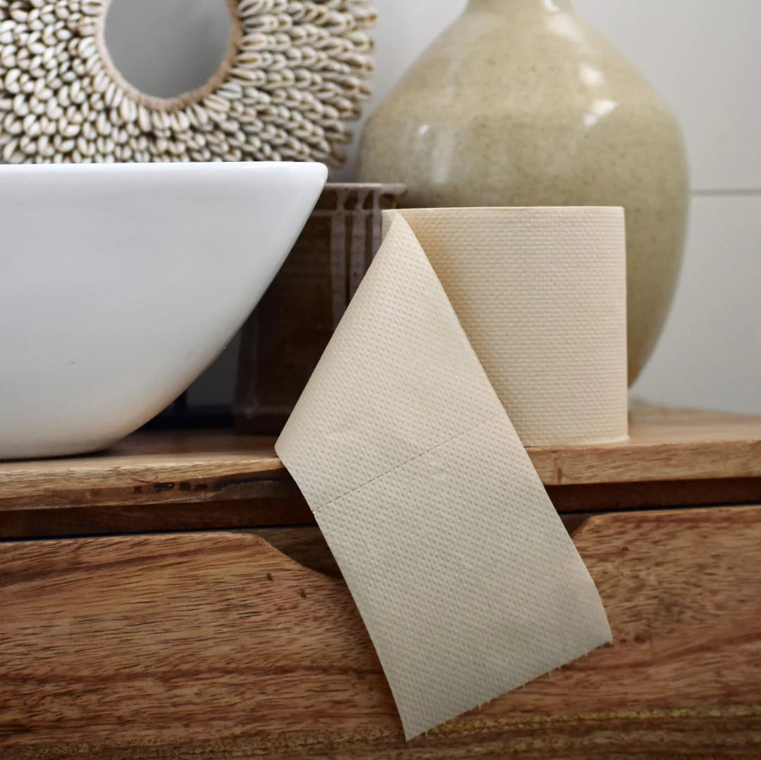 36 NAKED Rolls, Unbleached Bamboo Toilet Paper.