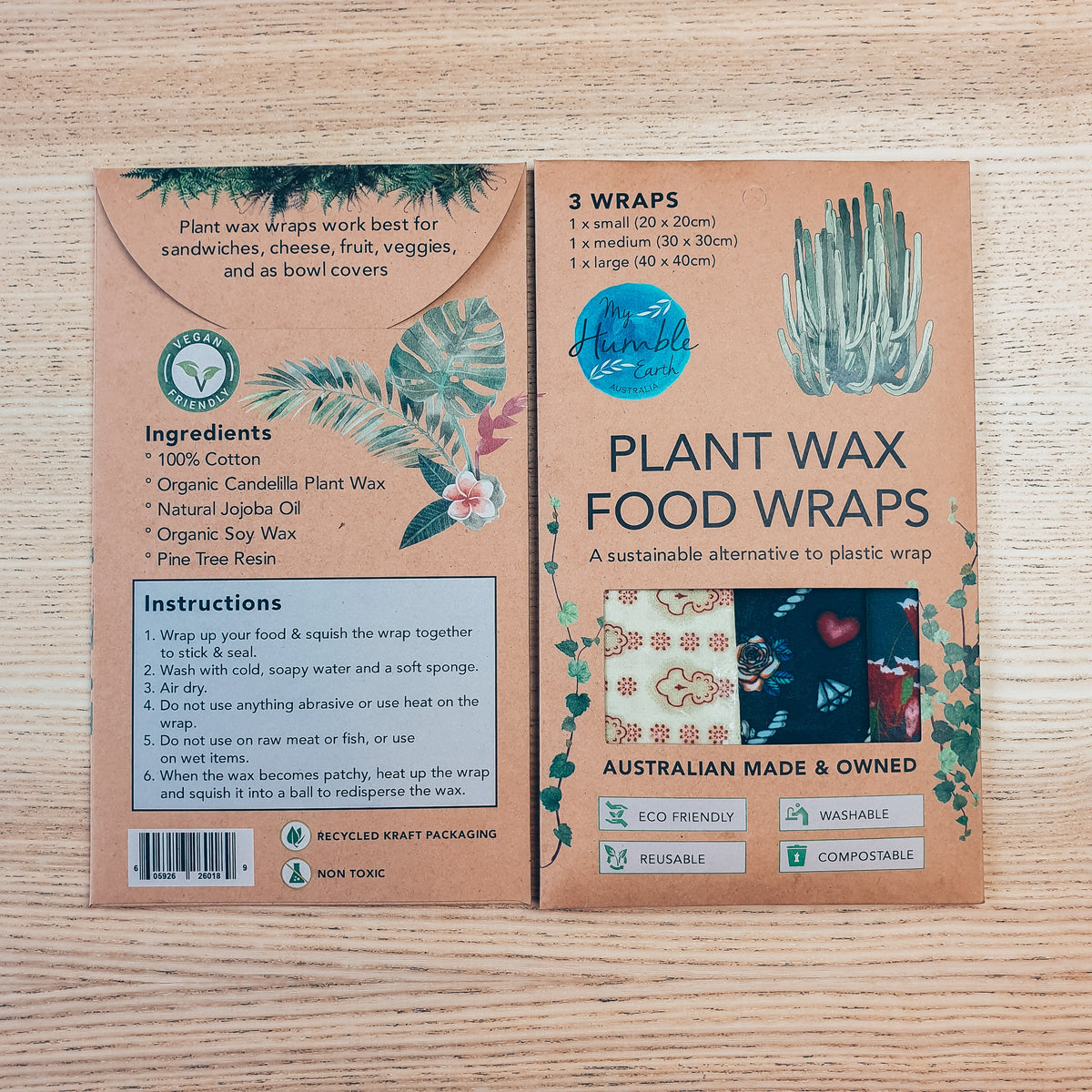 HuskeeCup + Plant Wax Vegan Foodwrap Bundle