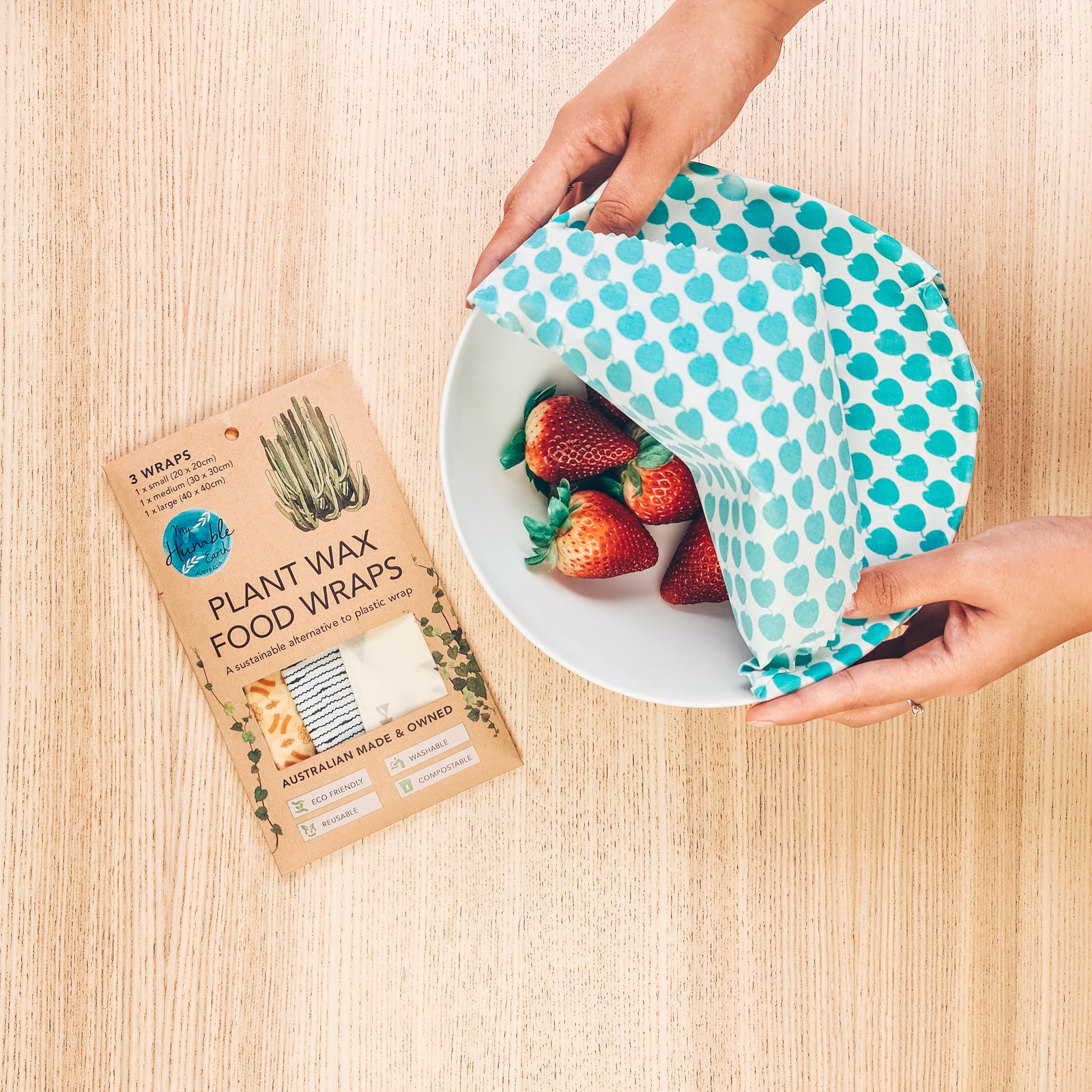 Plant Wax Vegan Food Wraps