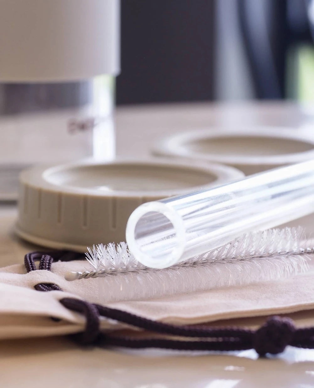 Glass Boba Straw Set