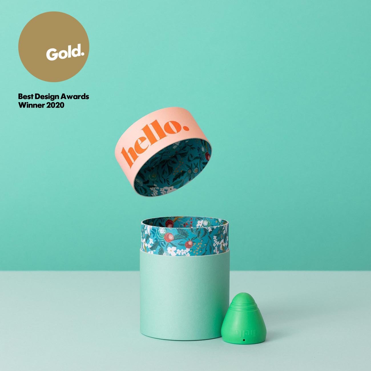 Hello Cup Low Cervix - Green