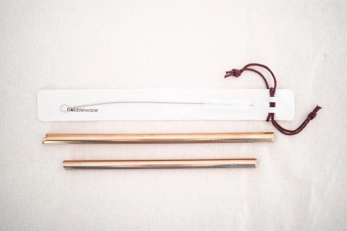 Stainless Steel Boba Straw Set